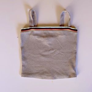 Gray/purple Forever 21 Crop top✨